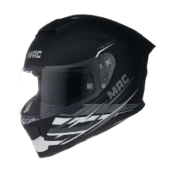 Casco MAC Integral FF956 Ozono Trident Negro mate