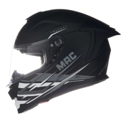 Casco MAC Integral FF956 Ozono Trident Negro mate