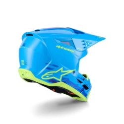 Casco Alpinestars Cross S-M3 Force ECE Cian brillo