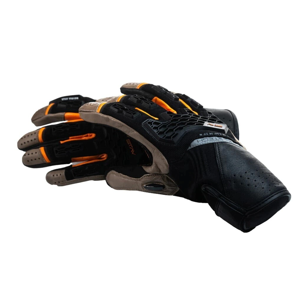 GUANTES ADV ALL ROAD NEGRO ARENA NARANJA TALLE L -STAV-