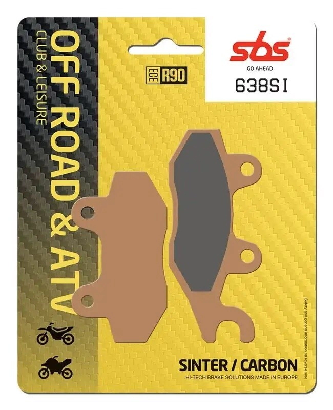 SBS Pastillas Freno Moto SBS 638 FA165 sinterizadas D/T Ninja Triumph Vogue AC 350