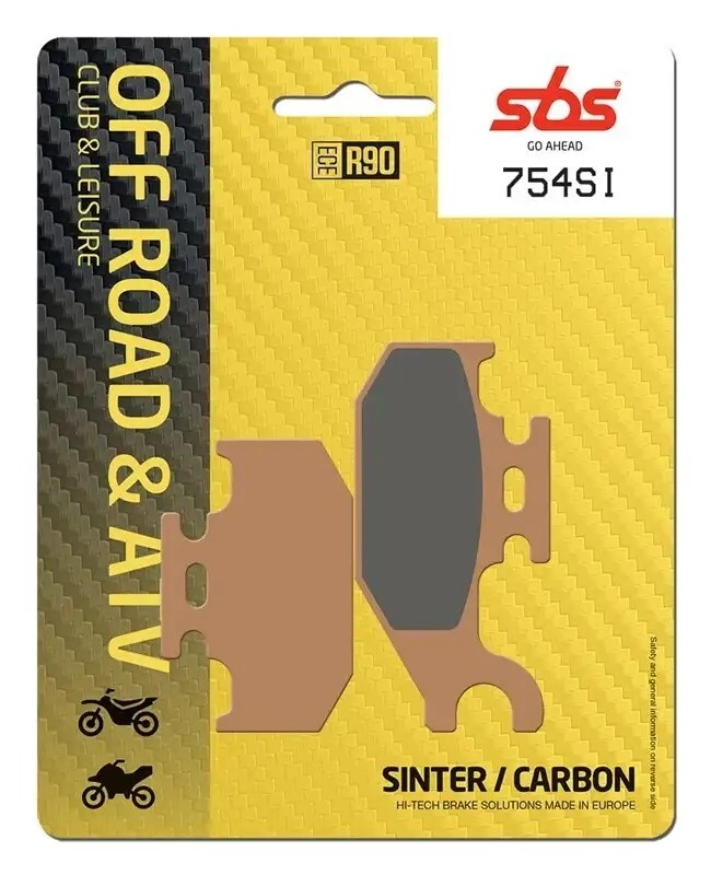 SBS Pastillas Freno Moto SBS 754 FA307 sinterizadas D/T Can-Am Benelli Yamaha Suzuki