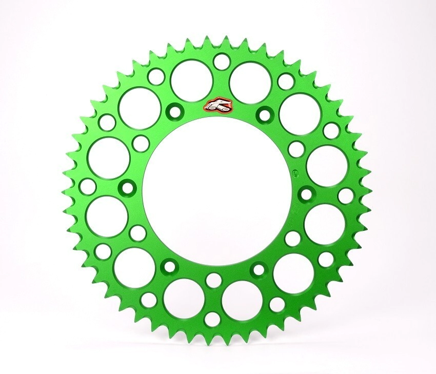 Renthal Corona Moto Kawasaki KXF250 48 dientes 520 verde