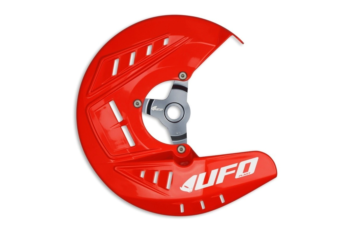 UFO Plast Cubre Disco Freno Moto Honda CRF 250 450 13-21 rojo