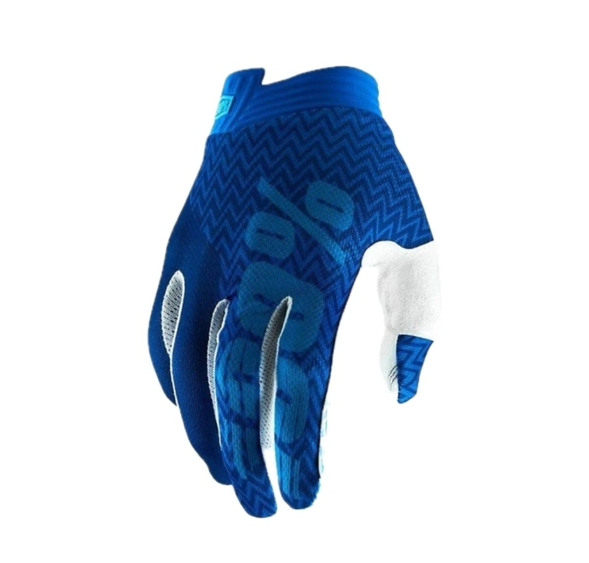 100% Guantes Motocross iTrack azul marino talle L