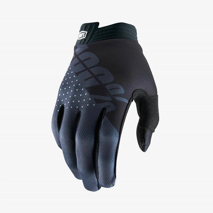 100% Guantes Motocross iTrack negro carb�n talle S/M