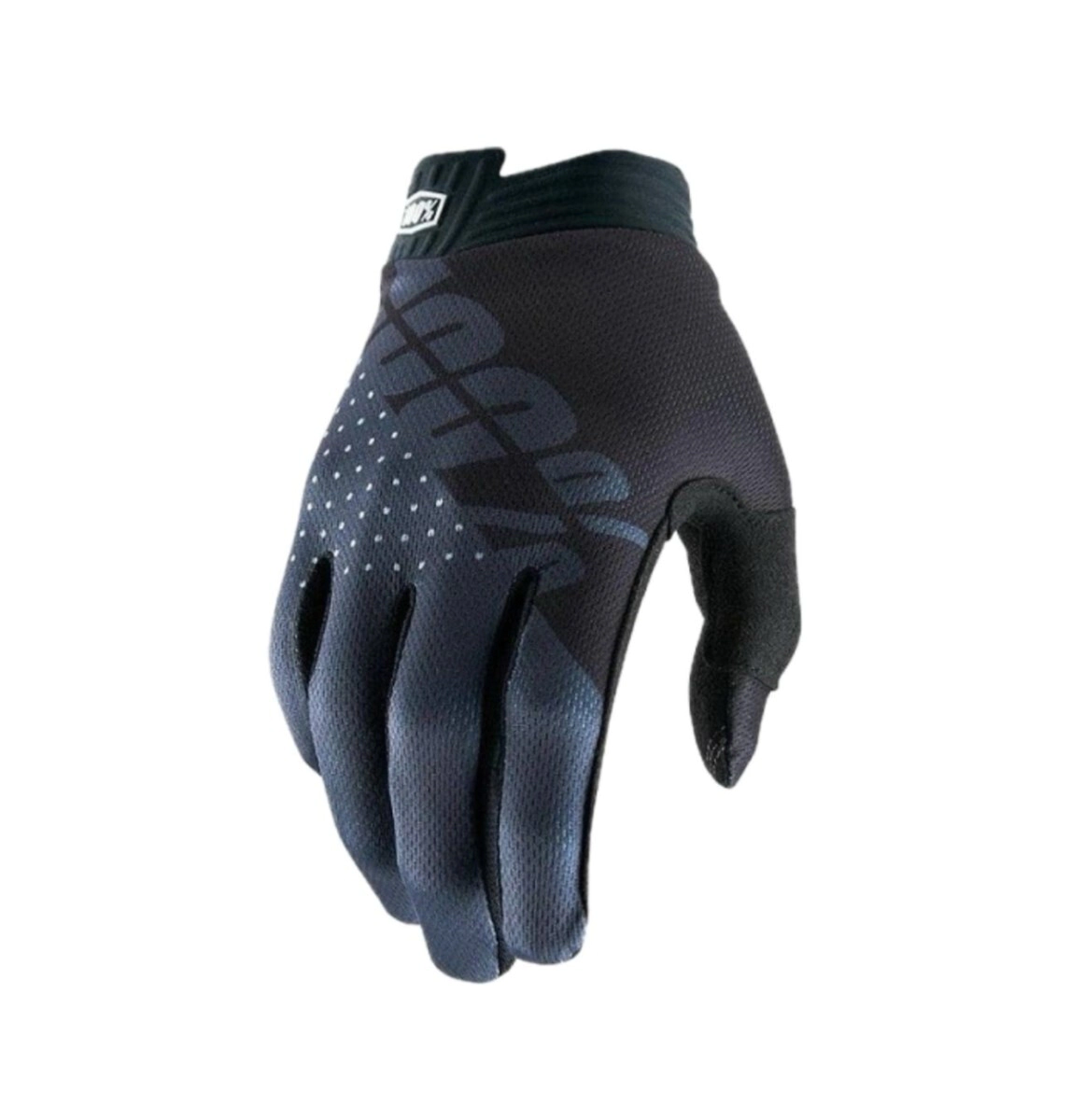 100% Guantes Motocross ni�o iTrack negro carb�n talle XL