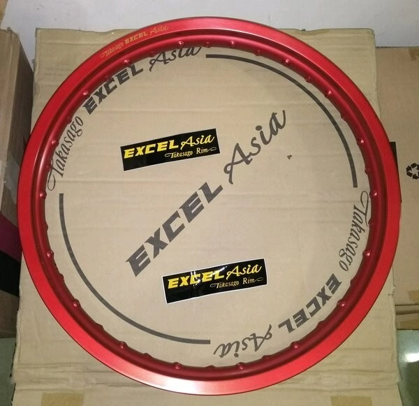 Excel Llanta delantera Moto 1.60 X 21 36H rojo Takasago Asia