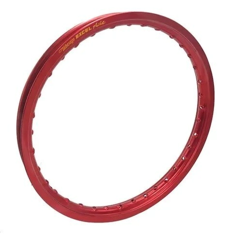 Excel Llanta trasera Moto 1.85 X 18 36R roja Takasago Asia