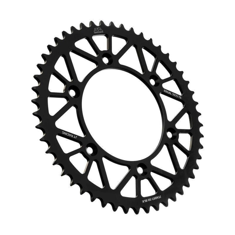 JT Sprockets Corona Moto aluminio 50 dientes KTM 125-250/300-360/620 negro