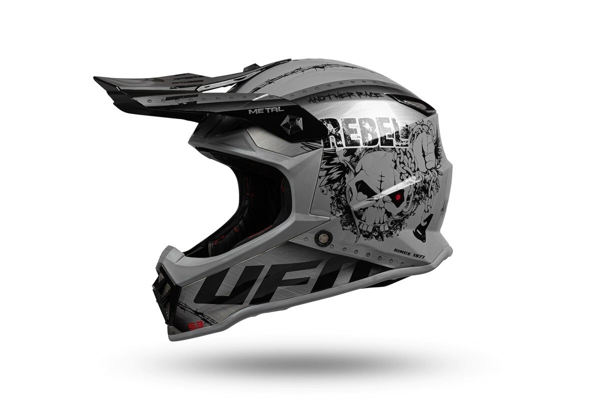 UFO Plast Casco Motocross Enduro UFO Boy talle L