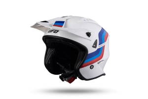 UFO Plast Casco Jet Abierto Sheratan Jet blanco talle L