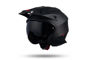UFO Plast Casco Jet Abierto Sheratan Jet negro talle M