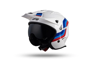 UFO Plast Casco Jet Abierto Sheratan Jet blanco talle XL