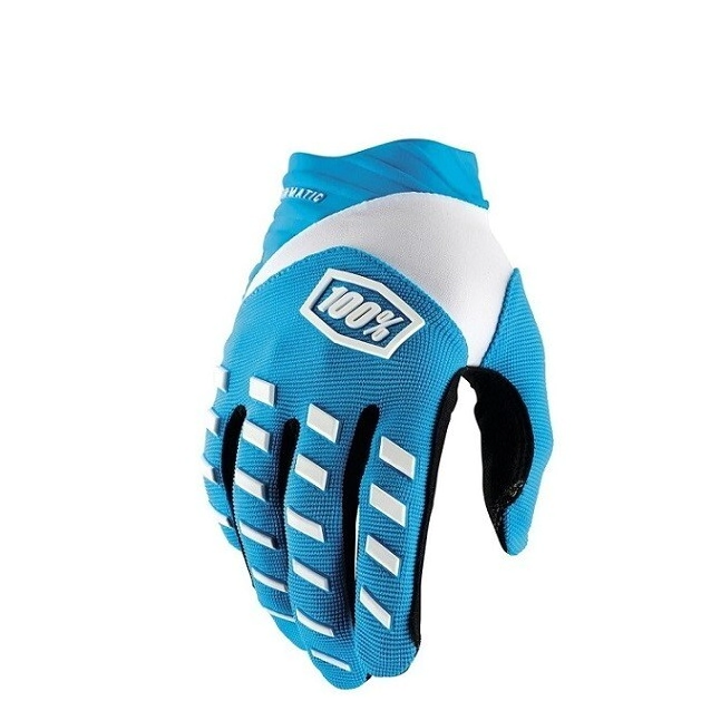 100% Guantes Motocross Airmatic azul talle M