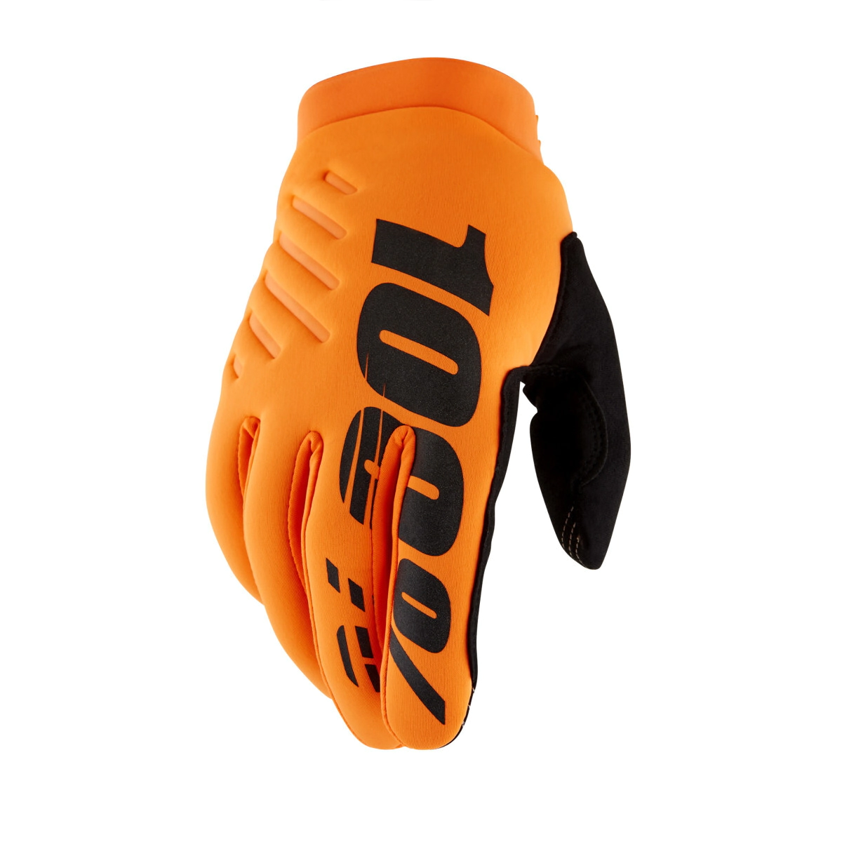 100% Guantes Motocross Brisker Youth naranja fl�or talle XL