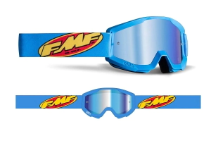 FMF Antiparra Motocross Powercore Core cian lente Mirror azul