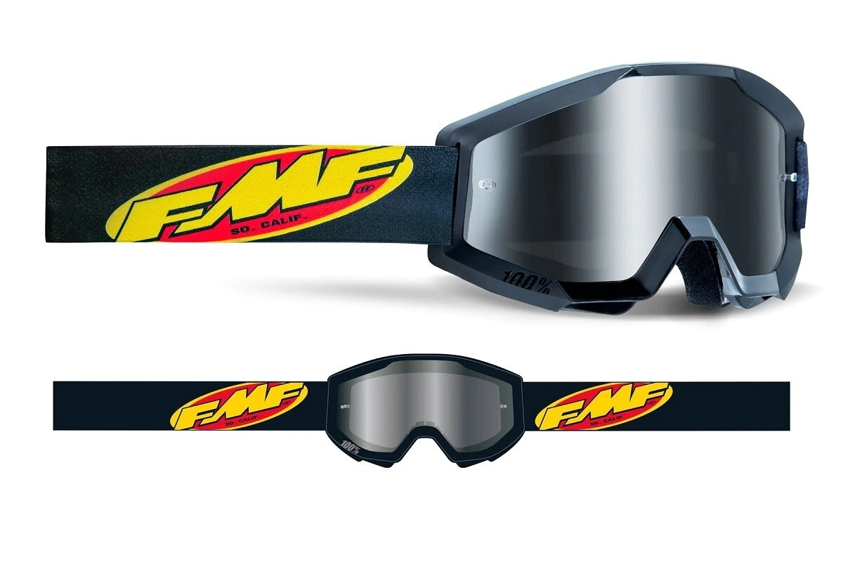 FMF Antiparra Motocross Powercore Sand Core lente Smoke negro