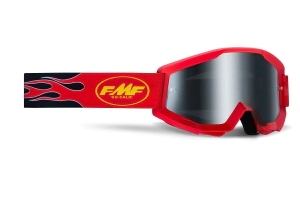FMF Antiparra Motocross Powercore Sand Flame lente Smoke rojo