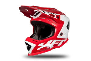Casco UFO Plast Cross Echus Rojo/Blanco