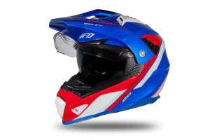 Casco UFO Plast Cross Aries Azul