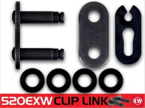 RK Cadena Moto Transmisi�n 520 x 120 EXW XW-Ring premium uso ATV rally con clip