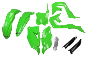 UFO Plast Kit Pl�sticos Moto Kawasaki KXF 250 21-23 KXF 450 19-23 UFO verde
