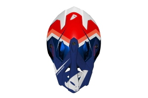 Casco UFO Plast Cross Intrepid Rojo/Azul