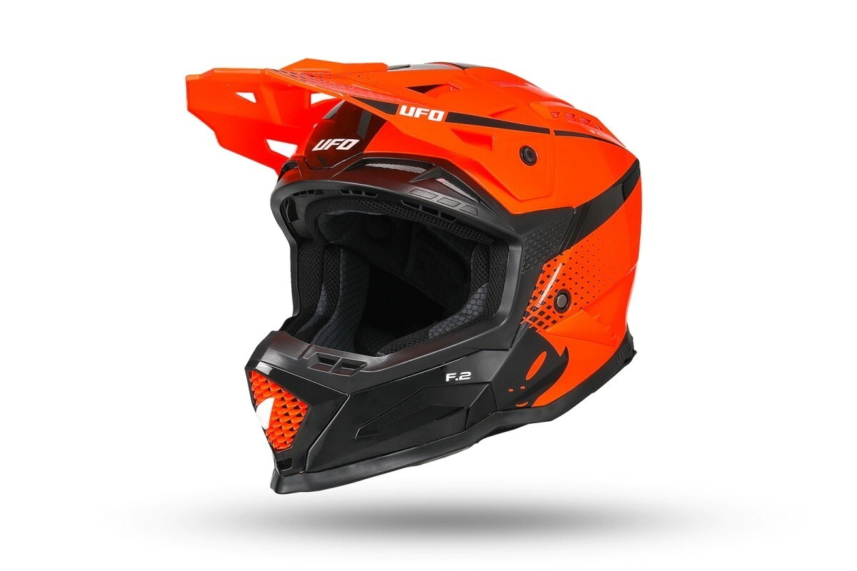 CASCO CROSS ECHUS ROJO NEGRO TALLE M -UFO-