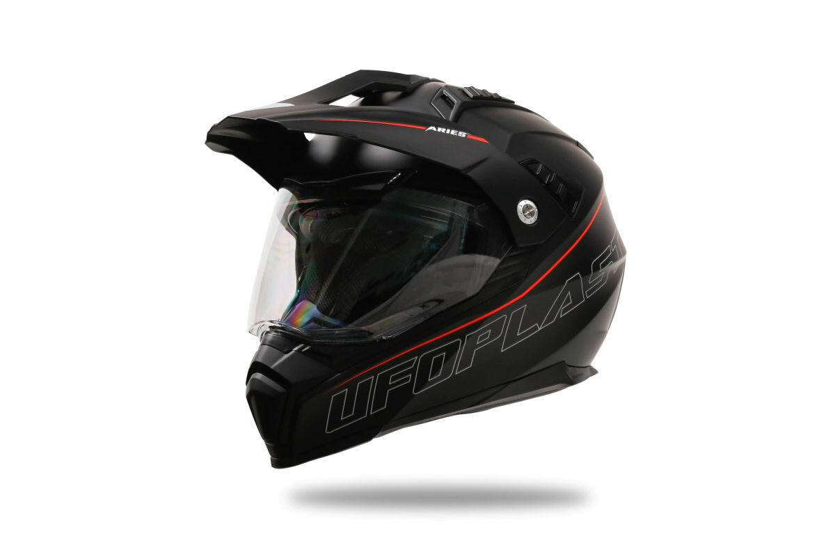 CASCO CROSS ARIES NEGRO TALLE XL -UFO-
