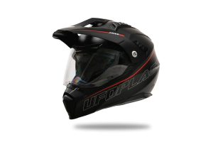 Casco UFO Plast Cross Aries Negro