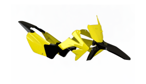 AMX Kit Pl�sticos Moto Honda Tornado amarillo-negro porta n�mero