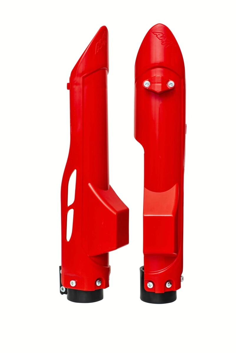 CUBRE BARRALES HON XR250 TORNADO CRF250F XR250 XRE300 COLOR ROJO -AMX-