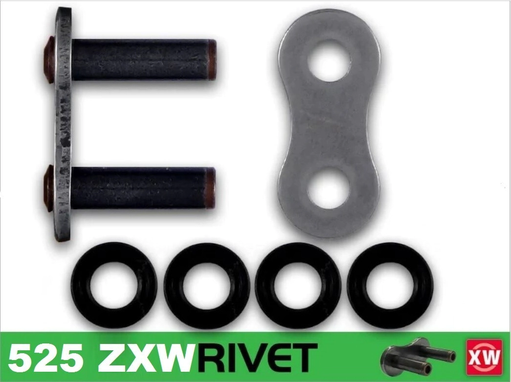 RK Eslab�n Uni�n Cadena Moto 525 ZXW para remachar