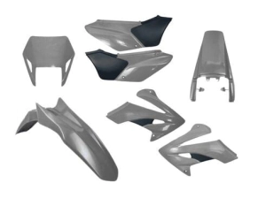 AMX Kit Pl�sticos Moto Honda Tornado Nardo faro cuadrado gris