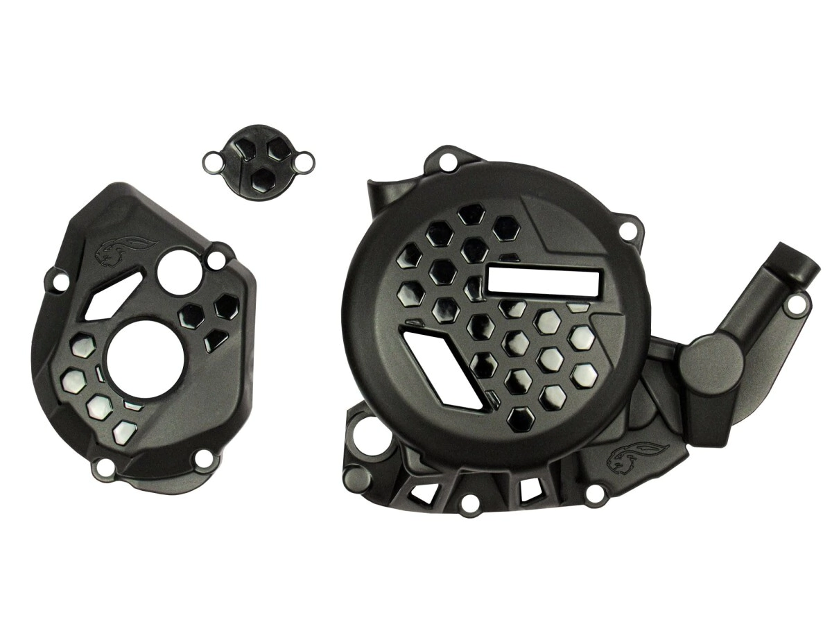 AMX Tapa Motor Embrague Moto KX 250 21 24 negro