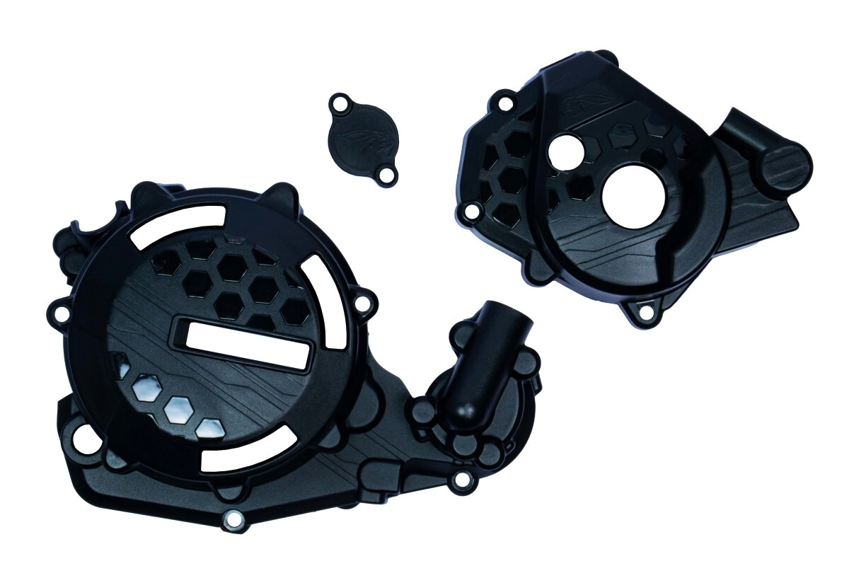 AMX Tapa Motor Embrague Moto KX 450 19-15 negro