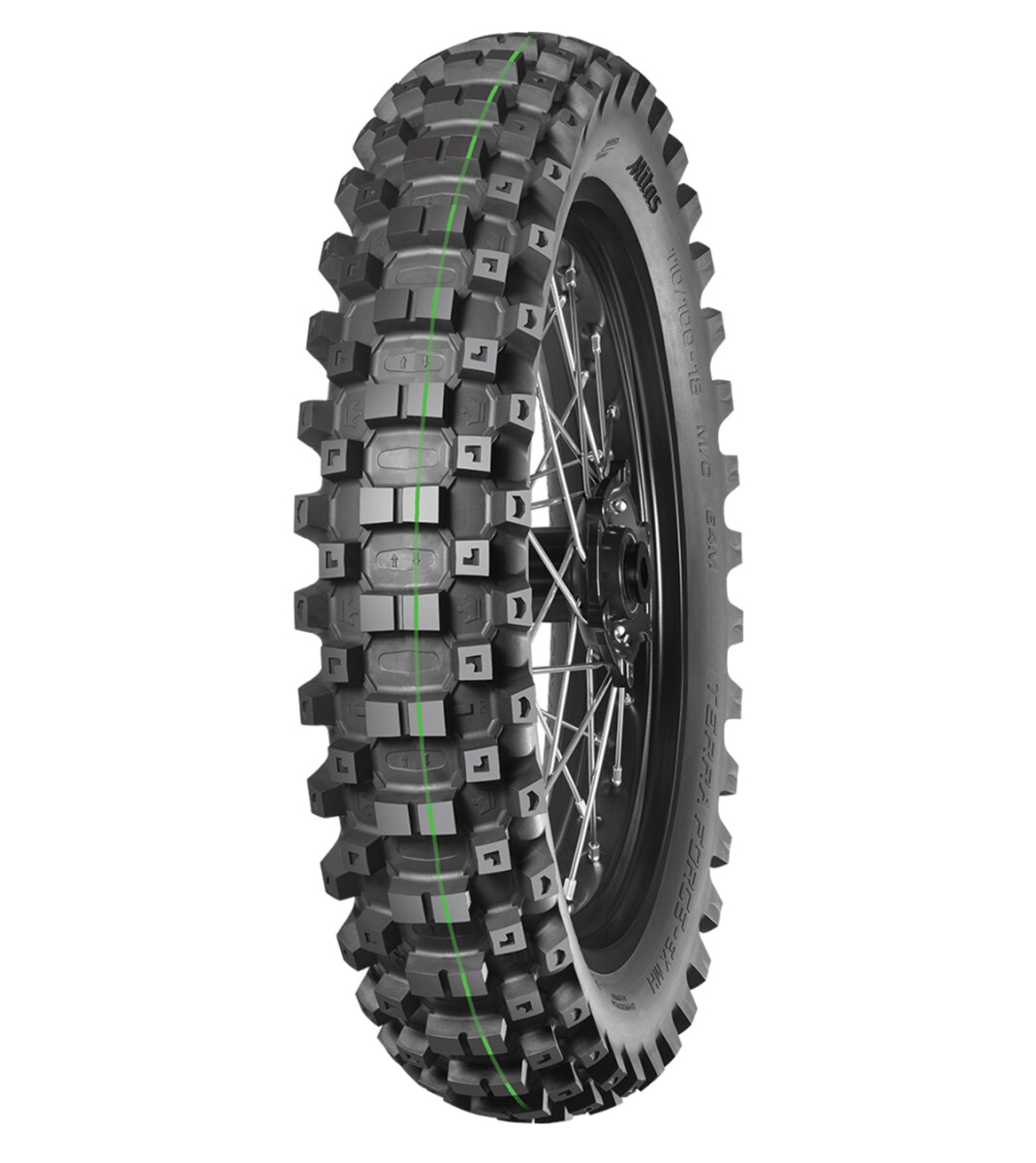 Mitas Cubierta Moto Trail Enduro Adventure 120/90-18 65M Terra Force EX MH Super Light