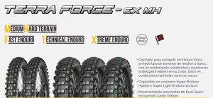 Mitas Cubierta Moto Trail Enduro Adventure 120/90-18 65M Terra Force EX MH Super Soft