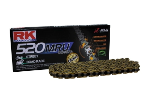 RK Eslab�n Uni�n Cadena Moto 520 MRU para remachar dorada