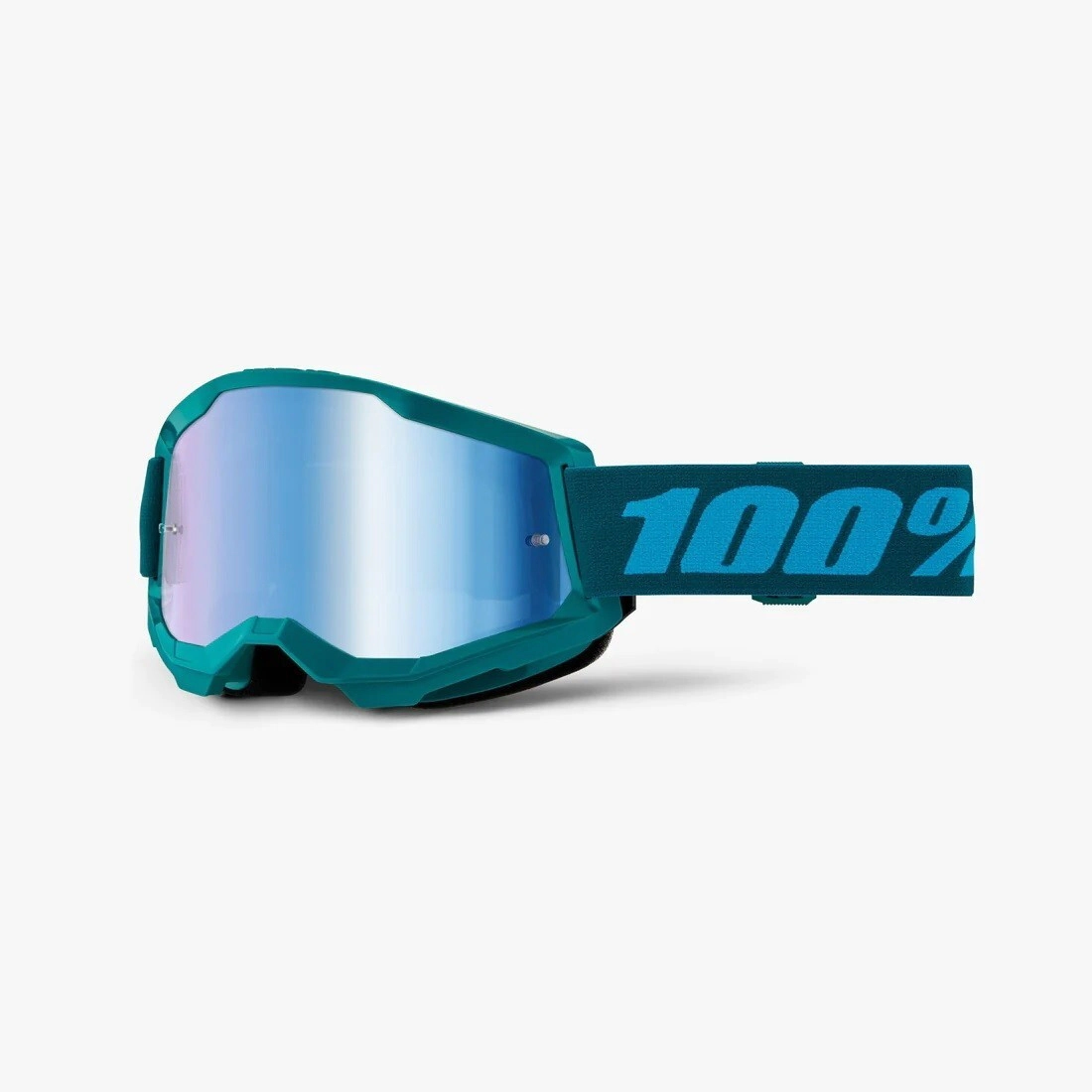 ANTIPARRA STRATA 2 MOTO/MTB STONE MIRROR BLUE -100%-