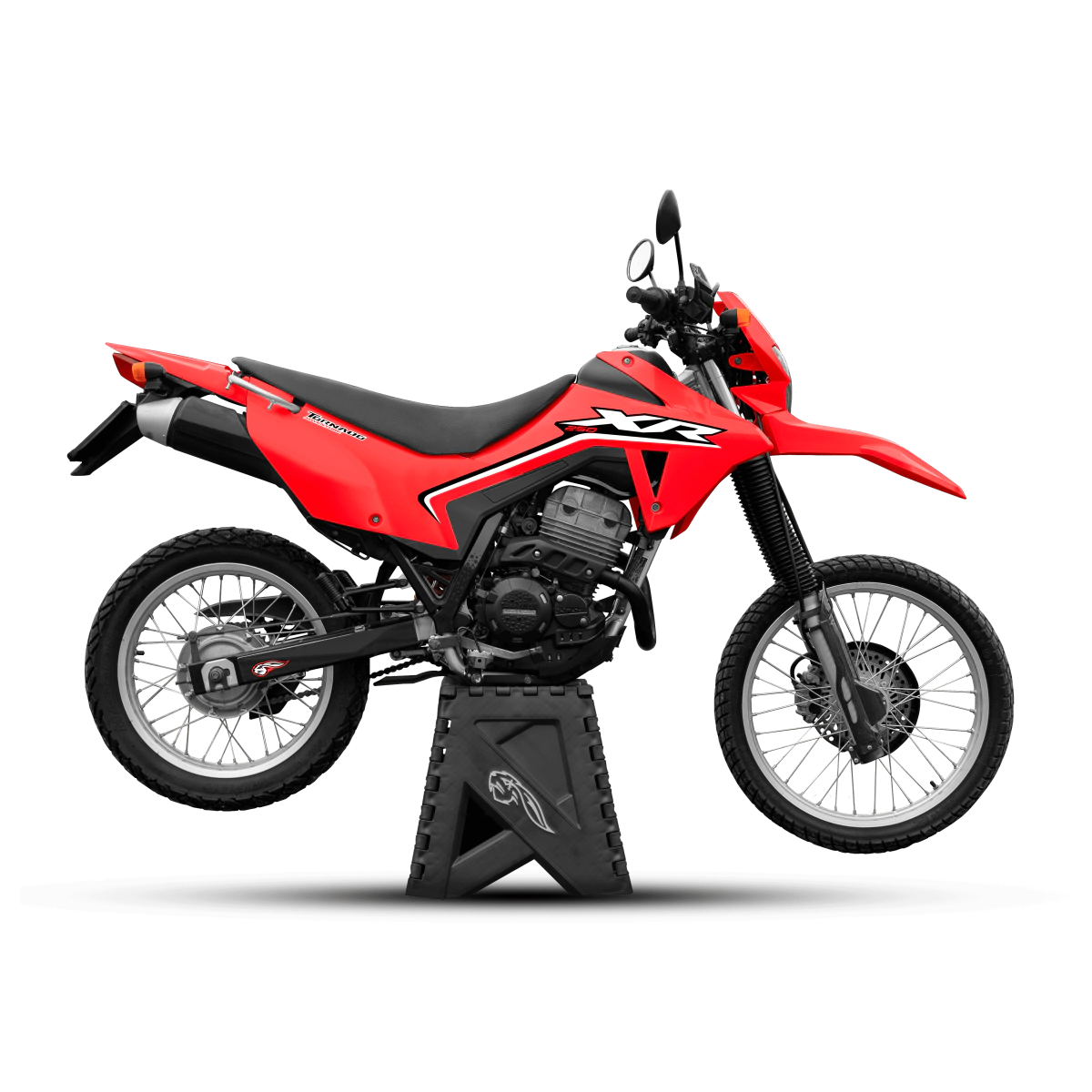 AMX Kit Pl�sticos Moto Adventure 250 faro y calcoman�as p/Tornado rojo