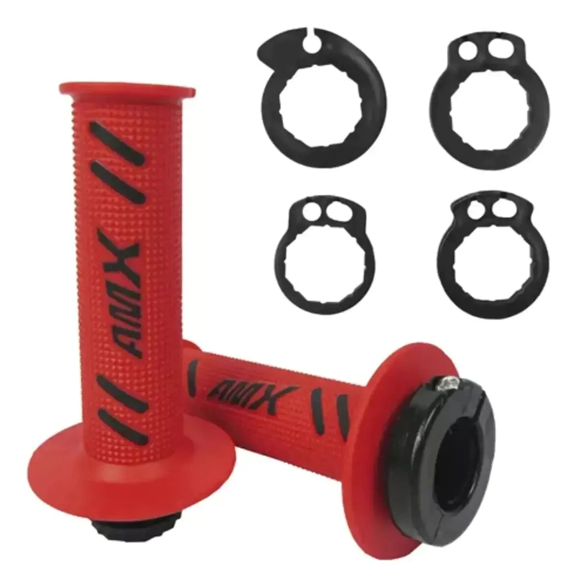 MANOPLA LOCK ON LITE COMPATIBLE HON ROJO NEGRO																		 -AMX-
