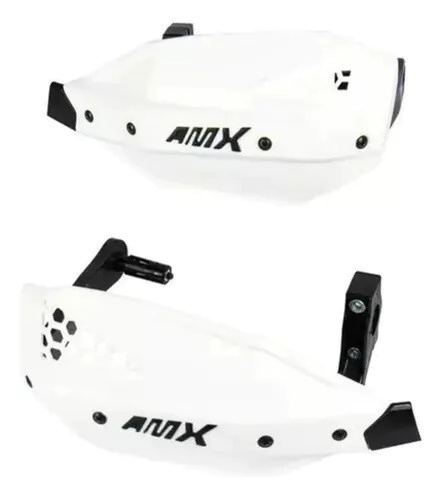 AMX Cubre Pu�os Moto cerrado Defender universal blanco