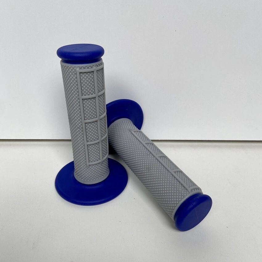 Pro MX Juego Pu�os Moto Ninja I 2-Tone Rubber Grip gris azul