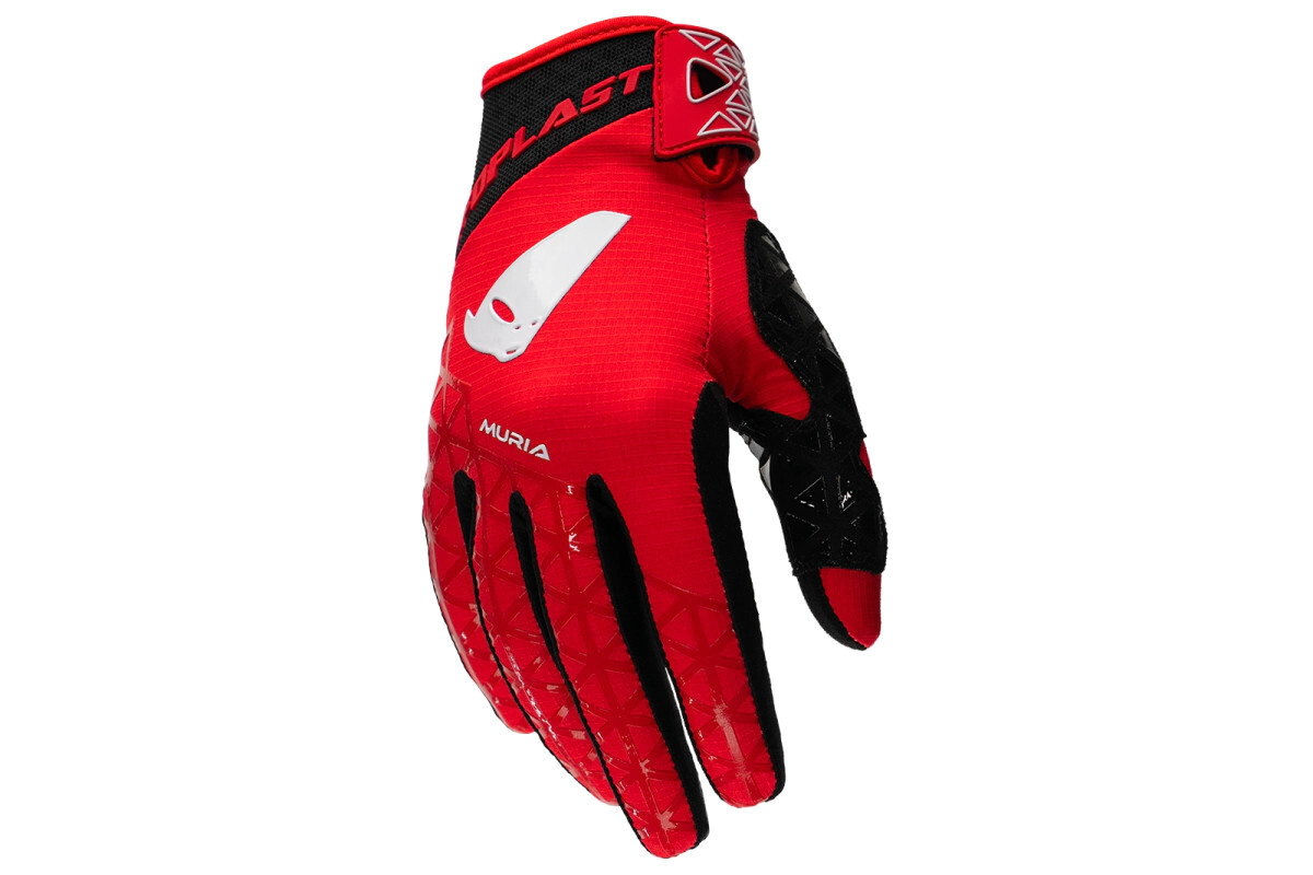 UFO Plast Guantes Motocross Muria rojo talle L