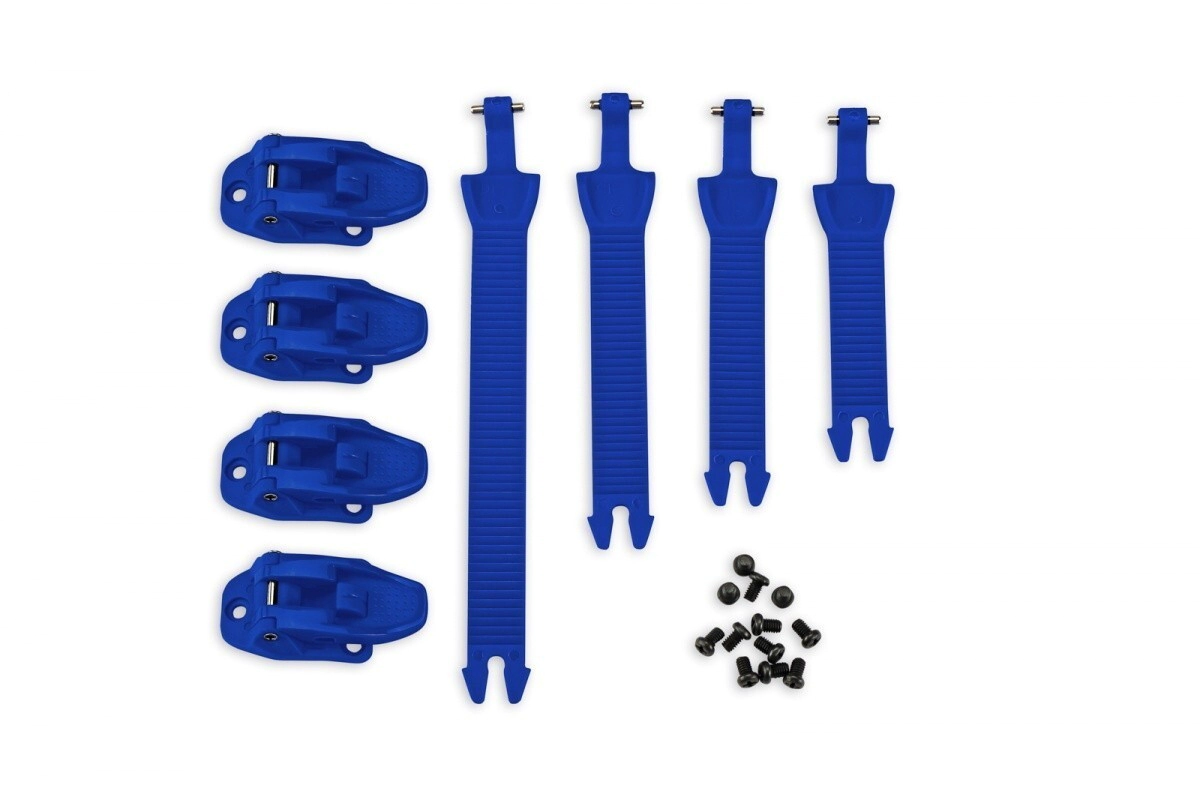 UFO Plast Kit Pl�sticos Moto Repuesto Correa y Hebilla azul de Botas