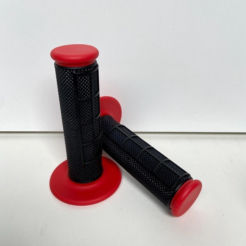 Pro MX Juego Pu�os Moto Ninja II 2-Tone Rubber Grip negro rojo
