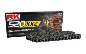 RK Cadena Moto Transmisi�n 520 x 120 KXZ off-road uso off-road/sport con clip