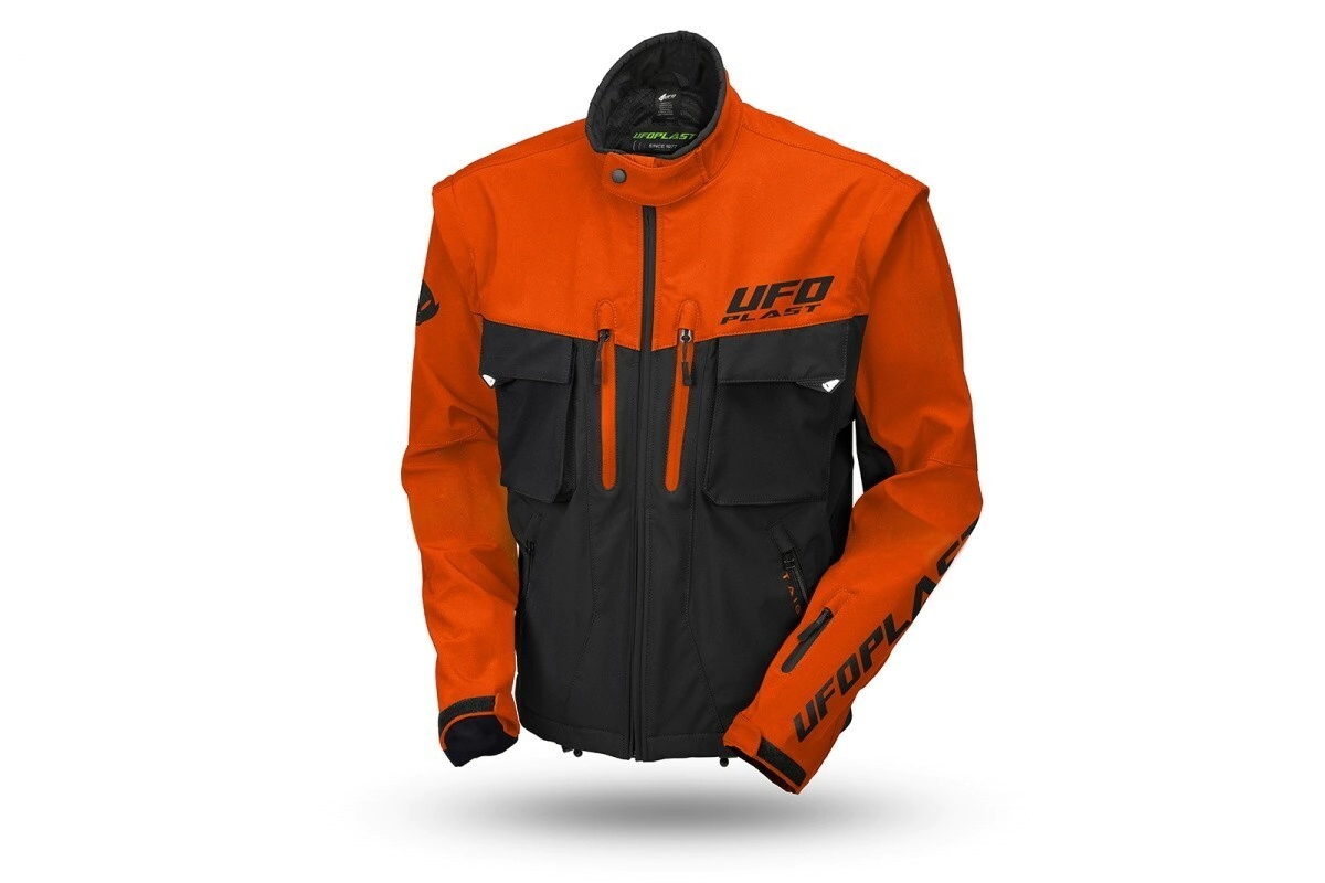 UFO Plast Chaqueta Moto Enduro Taiga naranja M
